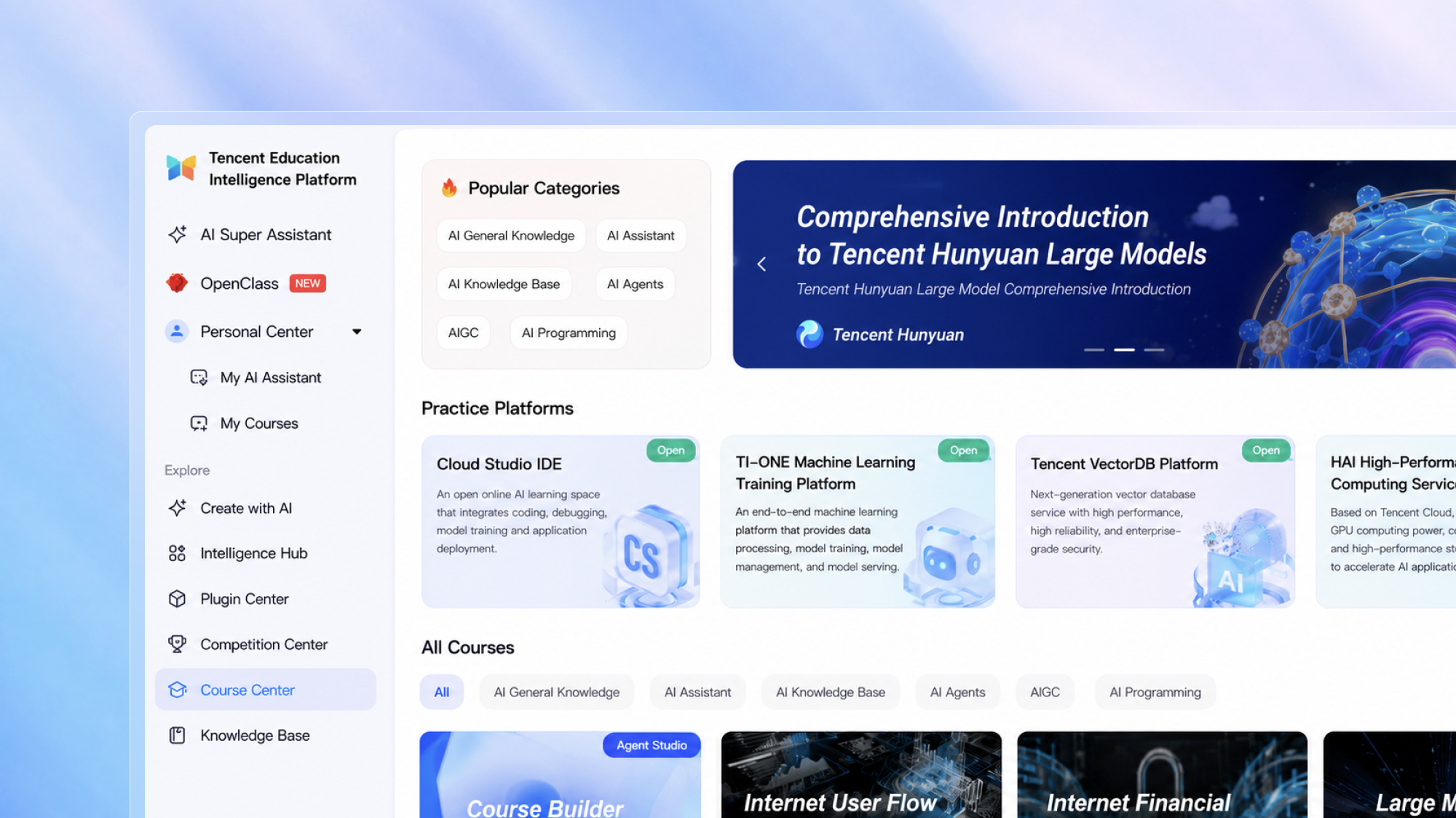 Course Center & AI Education
